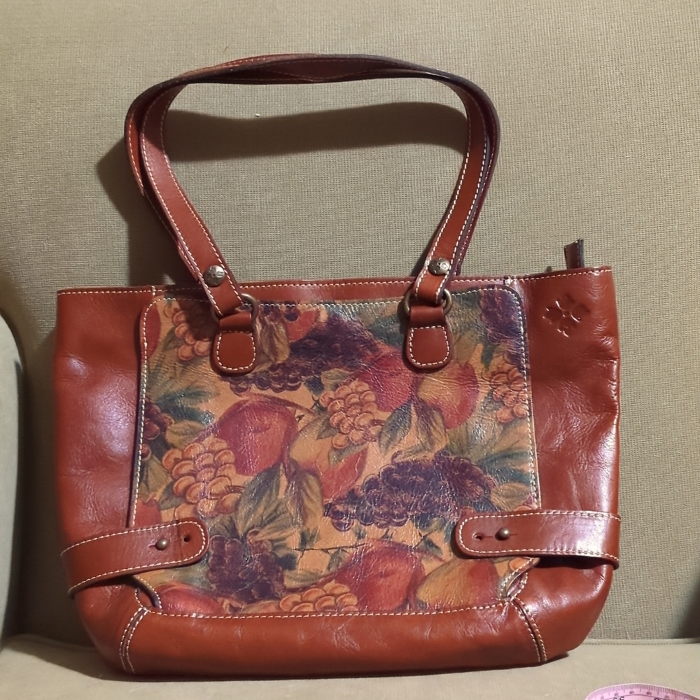 Patricia Nash leather tote bag